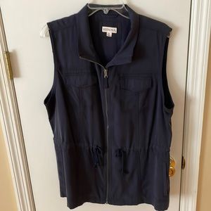 Merona lightweight navy vest.